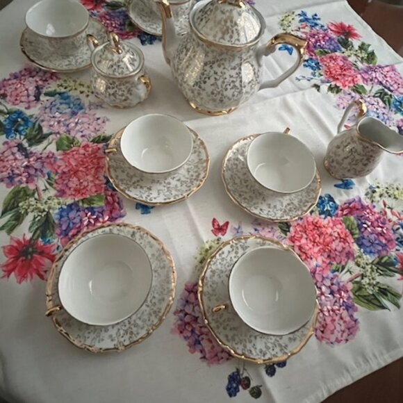 Richard Ginori Italian Porcelain Tea Coffee Set for 6 - Picture 1 of 6